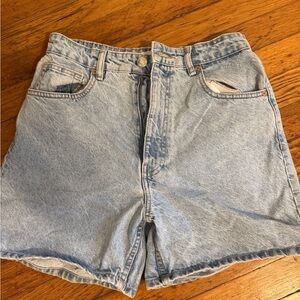 Zara Light Blue Denim Shorts